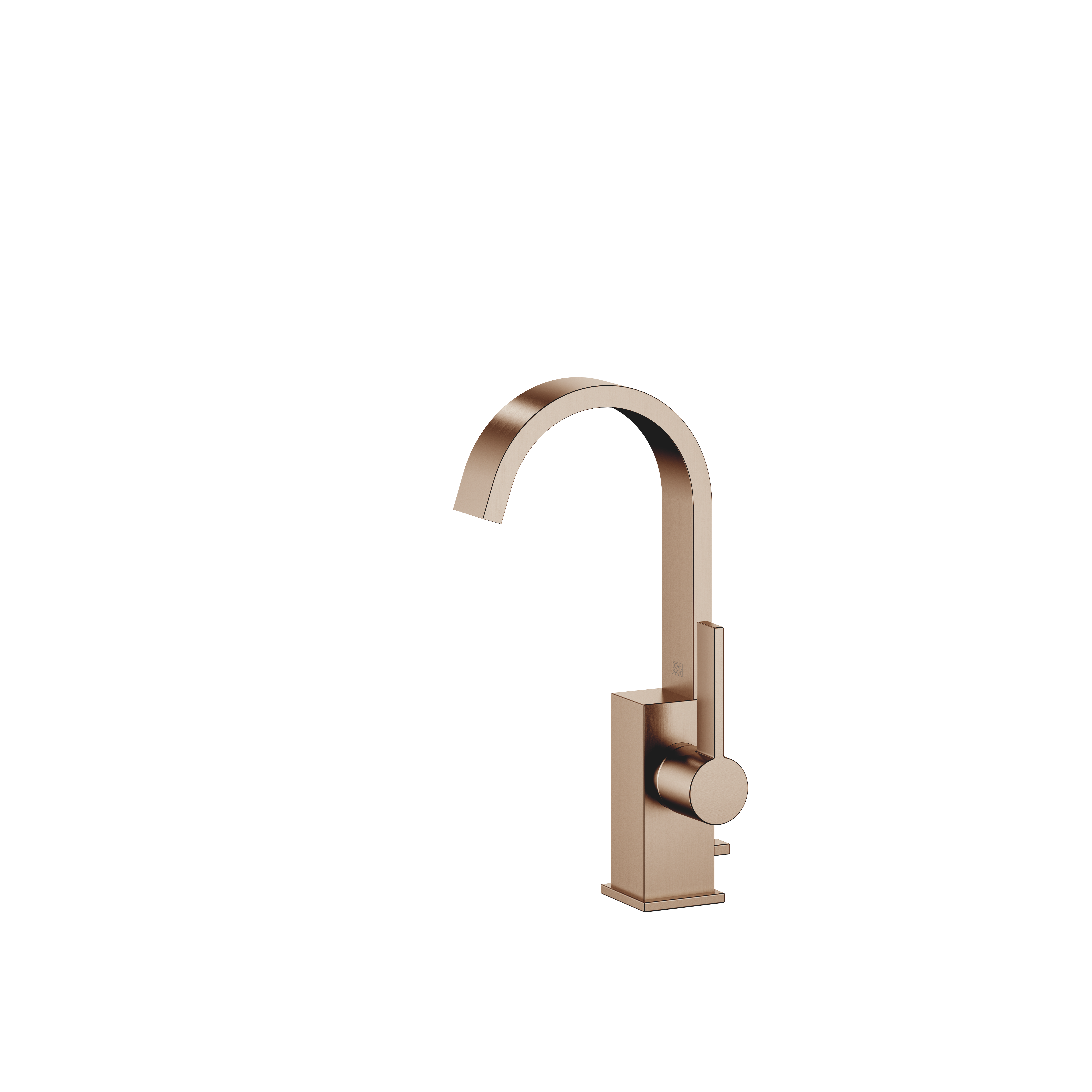 MEM Brushed Bronze (PVD) : Single-lever basin mixer with pop-up waste