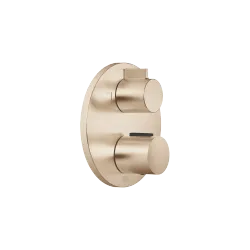 Concealed thermostat with two function volume control - Brushed Champagne (22kt Gold) - 36 426 970-46