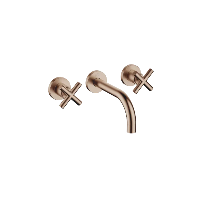 TARA Wall-mounted basin mixer without pop-up waste - Brushed Bronze - 36 707 892-42 0010