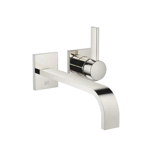 MEM Wall-mounted single-lever basin mixer without pop-up waste - Platinum - 36 862 782-08 0010