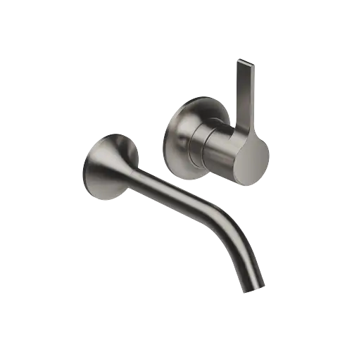VAIA Mitigeur monocommande de lavabo mural sans garniture d’écoulement - Dark Platinum brossé - 36 860 809-99 0010