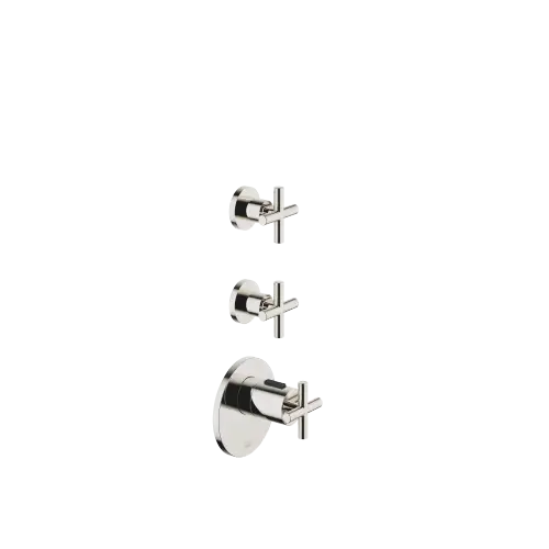 TARA xTOOL Thermostat module with 2 valves - Platinum - Set containing 3 articles