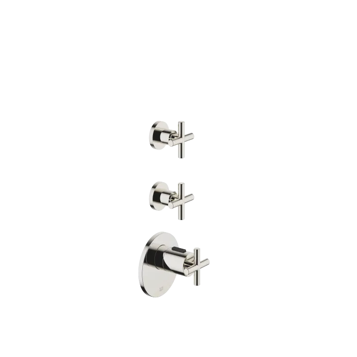 TARA xTOOL Thermostat module with 2 valves - Platinum - Set containing 3 articles