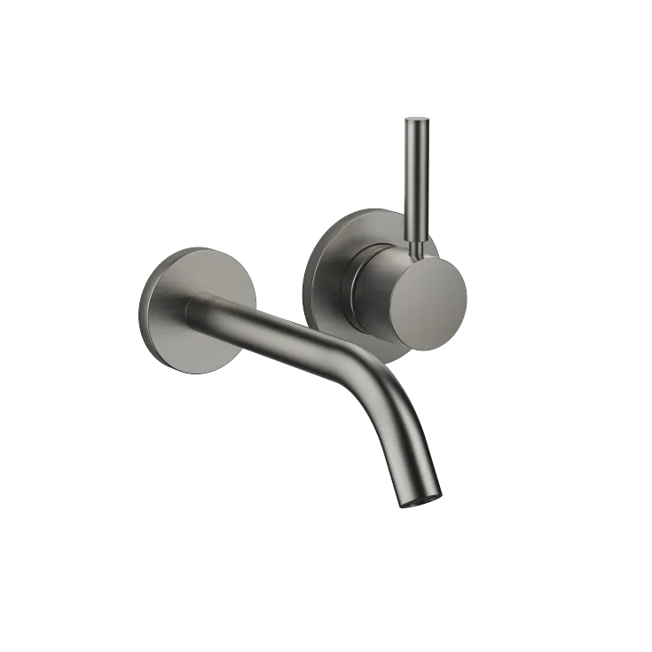 META Mitigeur monocommande de lavabo mural sans garniture d’écoulement - Dark Platinum brossé - 36 860 660-99 0010