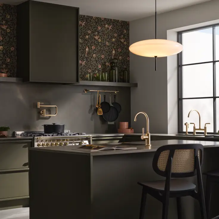Dornbracht vaia design series inspiration kitchen kitchen faucet brushed durabrass