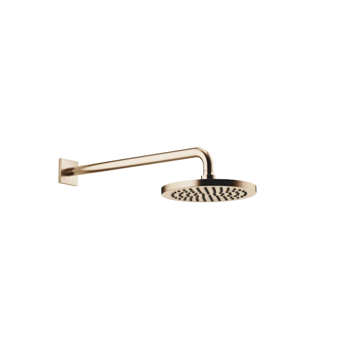 Rain shower with wall fixing 220 mm - Brushed Light Gold - 28 649 670-27