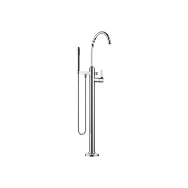 Single-lever bath mixer with stand pipe for free-standing assembly with hand shower set - 25 863 809-00