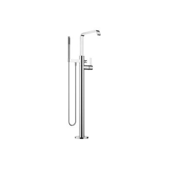 IMO Single-lever bath mixer with stand pipe for free-standing assembly with hand shower set - Chrome - 25 863 671-00 0050