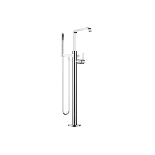 IMO Single-lever bath mixer with stand pipe for free-standing assembly with hand shower set - Chrome - 25 863 671-00 0050