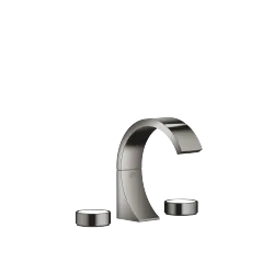 CYO Waschtisch-Dreilochbatterie mit Ablaufgarnitur ohne Designelement - Dark Chrome - 20 710 811-19