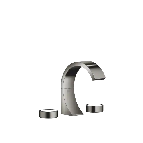 CYO Three-hole basin mixer with pop-up waste without design element - Dark Chrome - 20 710 811-19