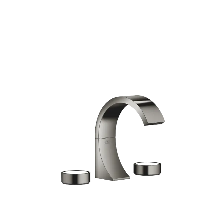 CYO Three-hole basin mixer with pop-up waste without design element - Dark Chrome - 20 710 811-19