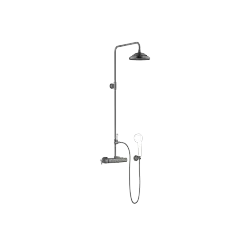 MADISON Colonne de douche avec thermostat de douche sans douchette 200 mm - Dark Platinum brossé - 34 459 360-99
