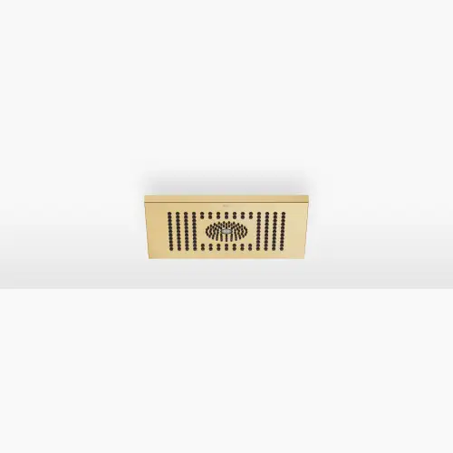 Rain shower , ceiling-mounted with light 11-3/4" x 9-1/2" - Brushed Gold (PVD) - 28 042 980-37 0010