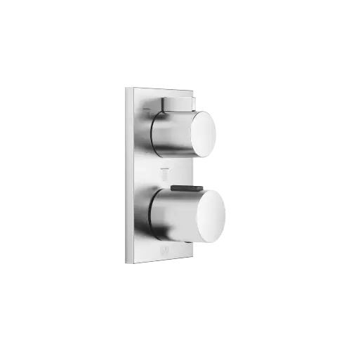 Concealed thermostat with three function volume control - Brushed Chrome - 36 427 670-93