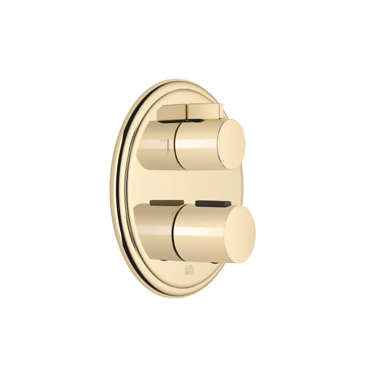 MADISON Concealed thermostat with two function volume control - Durabrass (23kt Gold) - 36 426 977-09