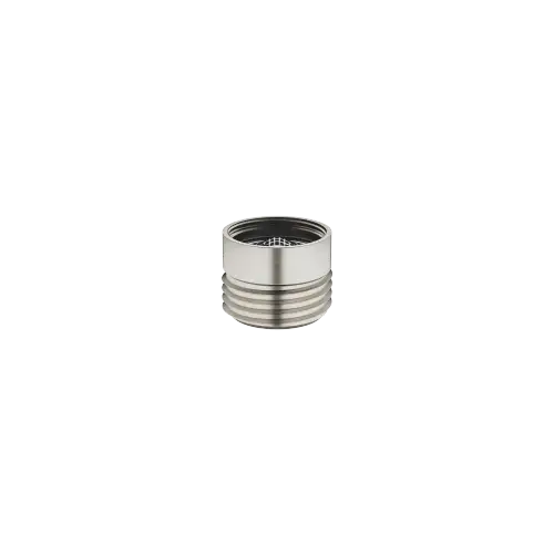 Adapter für Brauseabgang 3/8" x 1/2" - Platin gebürstet - 12 202 979-06