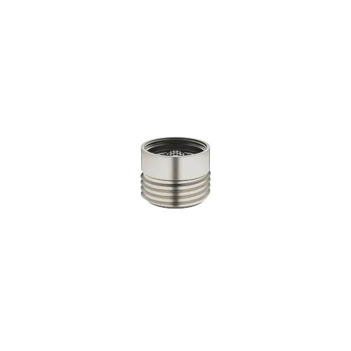 Adapter for shower outlet 3/8" x 1/2" - Brushed Platinum - 12 202 979-06