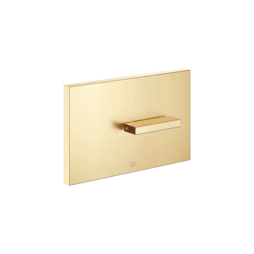 Cover plate for the concealed WC cistern made by TeCe - Brushed Gold (PVD) - 12 660 979-37