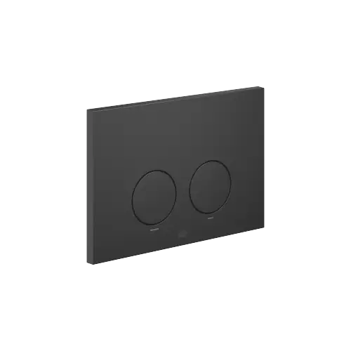 Piastra di lavaggio per cassette WC-UP di Geberit rotondo - Nero opaco - 12 665 979-33