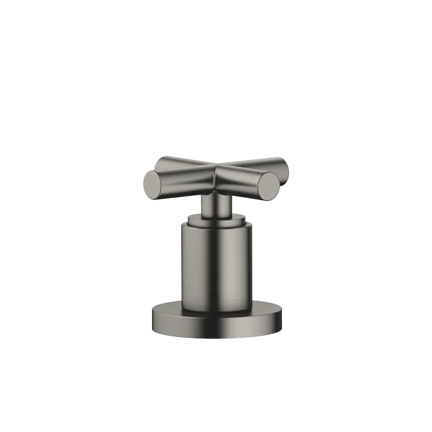 TARA Deck valve clockwise closing cold or hot - Brushed Dark Platinum - 20 000 892-99
