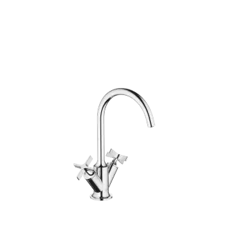 VAIA Mélangeur de lavabo monotrou avec garniture d'écoulement - Chrome - 22 513 809-00