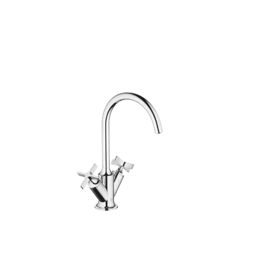 VAIA Mélangeur de lavabo monotrou avec garniture d'écoulement - Chrome - 22 513 809-00