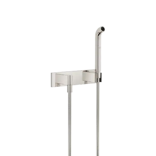 Affusion pipe with cover plate - Platinum - 27 838 979-08
