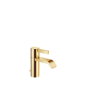 IMO Single-lever basin mixer with pop-up waste - Brushed Durabrass (23kt Gold) - 33 500 670-28