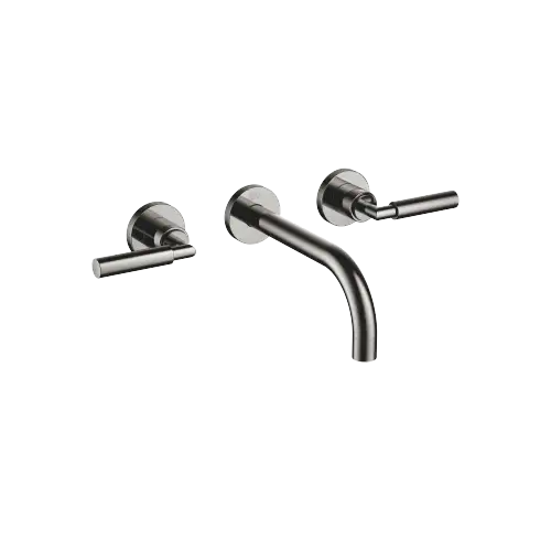 TARA Wall-mounted basin mixer without pop-up waste - Dark Chrome - 36 712 882-19
