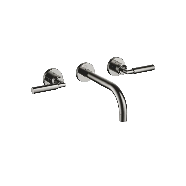 TARA Wall-mounted basin mixer without pop-up waste - Dark Chrome - 36 712 882-19
