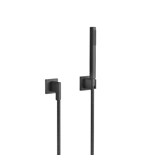 Hand shower set with individual rosettes - Matte Black - 27 808 980-33