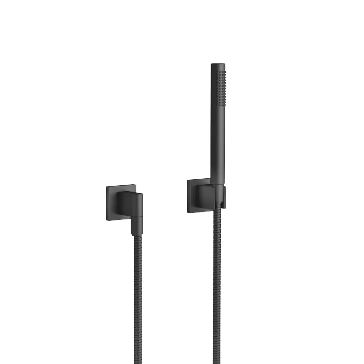 Hand shower set with individual rosettes - Matte Black - 27 808 980-33