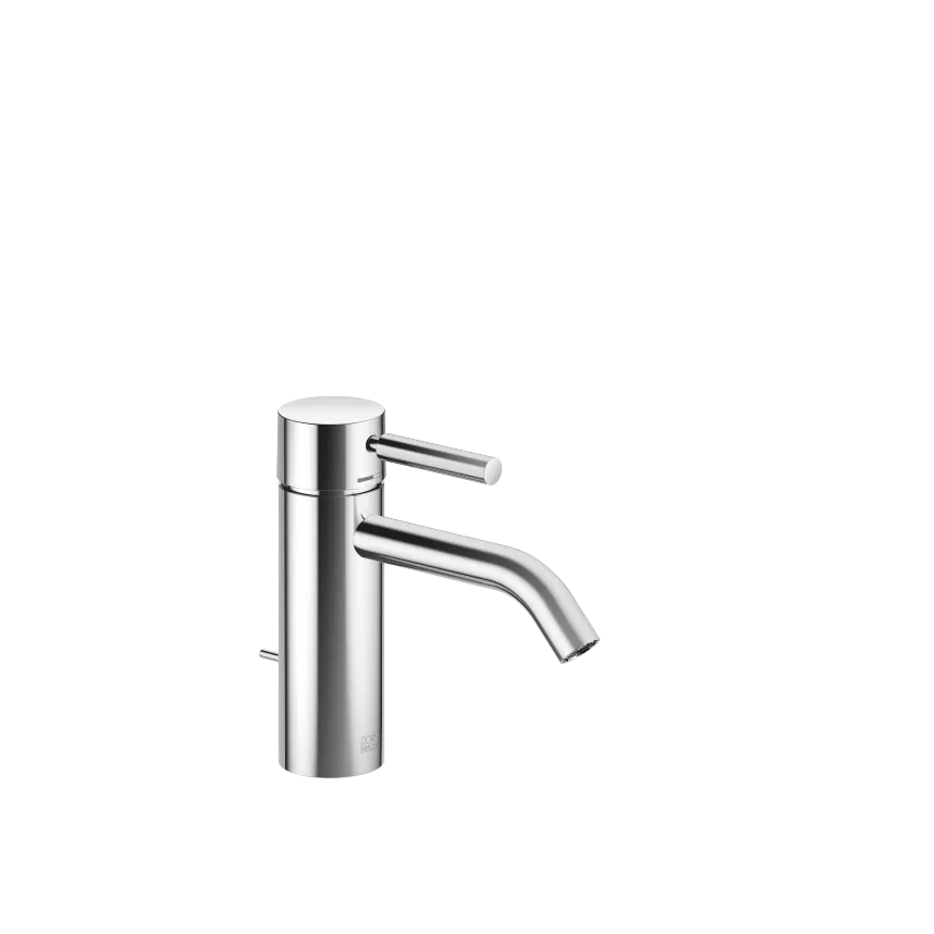 Meta Chrome Washbasin Faucets Single Lever Lavatory Mixer With Drain