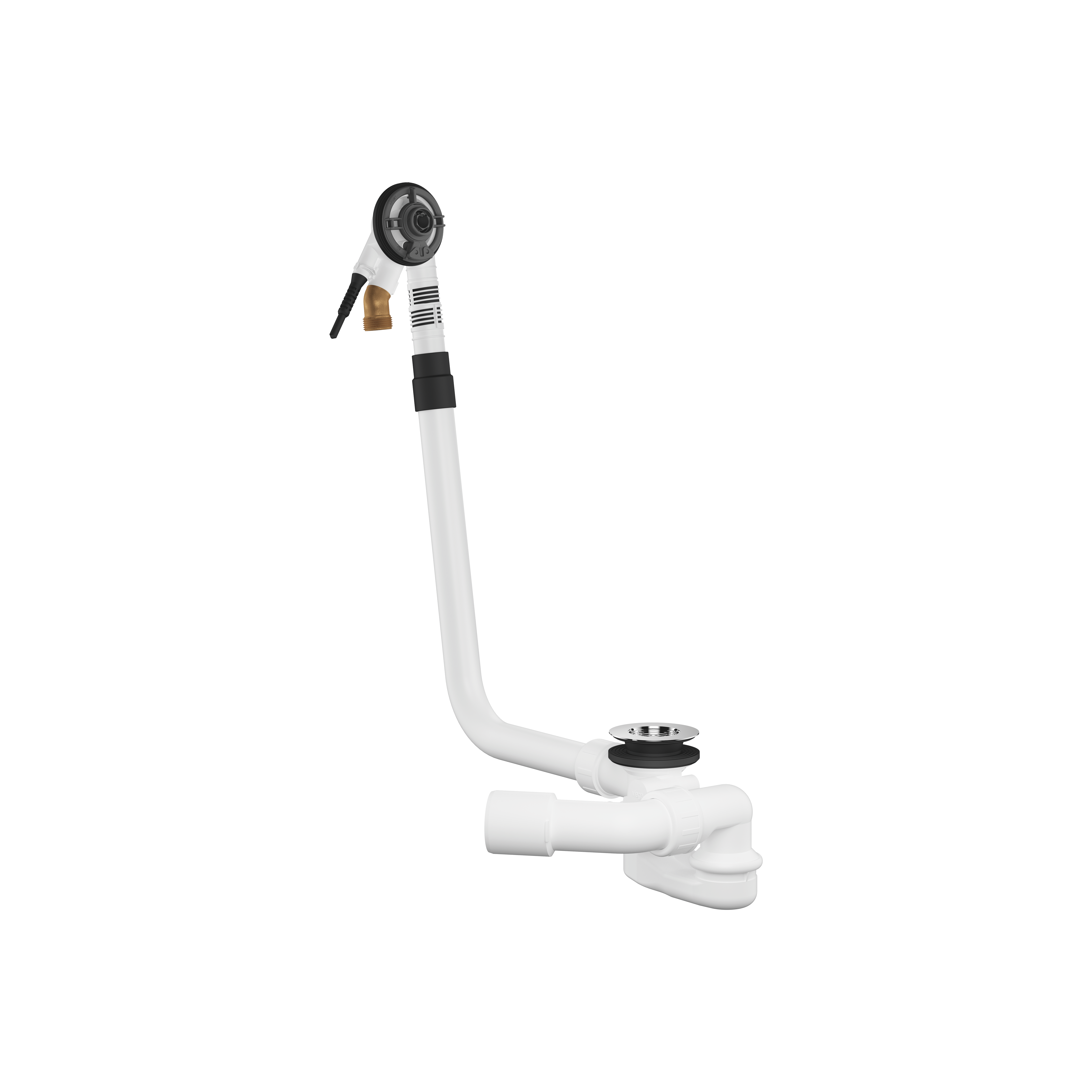 SERIES-VARIOUS : Bath spout with pop-up waste and overflow