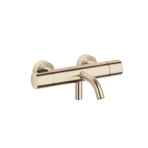 META Termostato de bañera para montaje a pared sin juego de ducha - Champagne cepillado (Oro 22k) - 34 201 979-46
