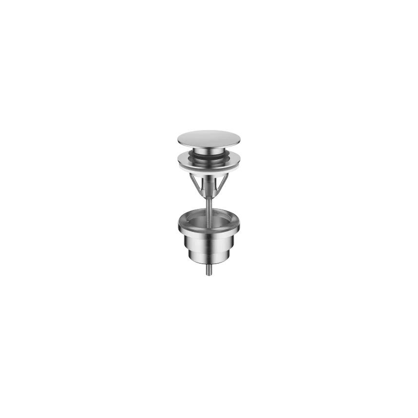 Válvula semiautomática con cierre a presión 1 1/4" - Cromo cepillado - 10 125 970-93
