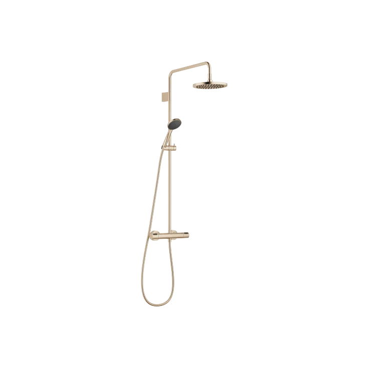 Shower pipe with shower thermostat with hand shower set FlowReduce - Set containing 2 articles