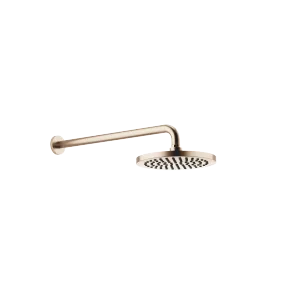 Rain shower with wall fixing 220 mm - Brushed Light Gold - 28 649 970-27