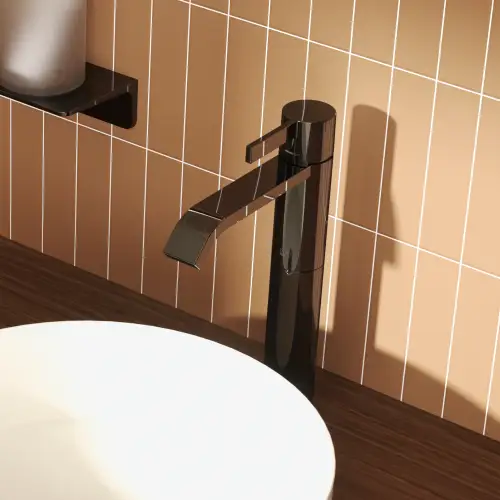 IMO Mitigeur monocommande de lavabo avec pied surélevé sans garniture d’écoulement - Chrome - 33 537 671-00