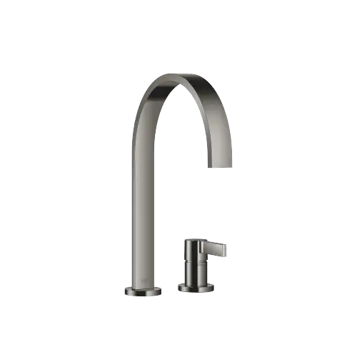 MEM Two-hole mixer with individual rosettes - Dark Chrome - 32 815 682-19