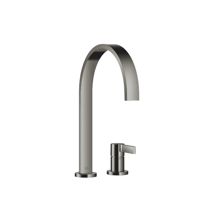 MEM Batería monomando de dos orificios con rosetas individuales - Dark Chrome - 32 815 682-19
