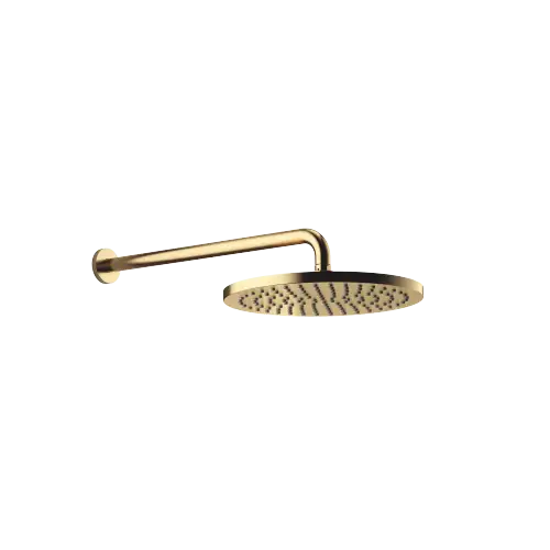 Regenbrause mit Wandanbindung 300 mm - Gold gebürstet (PVD) - 28 677 970-37