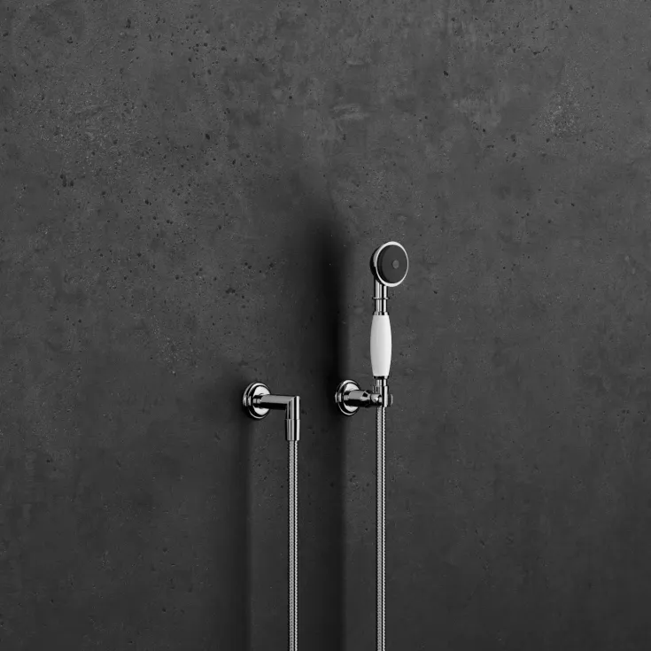 MADISON Garniture de douche avec rosaces individuelles - Chrome - 27 803 361-00