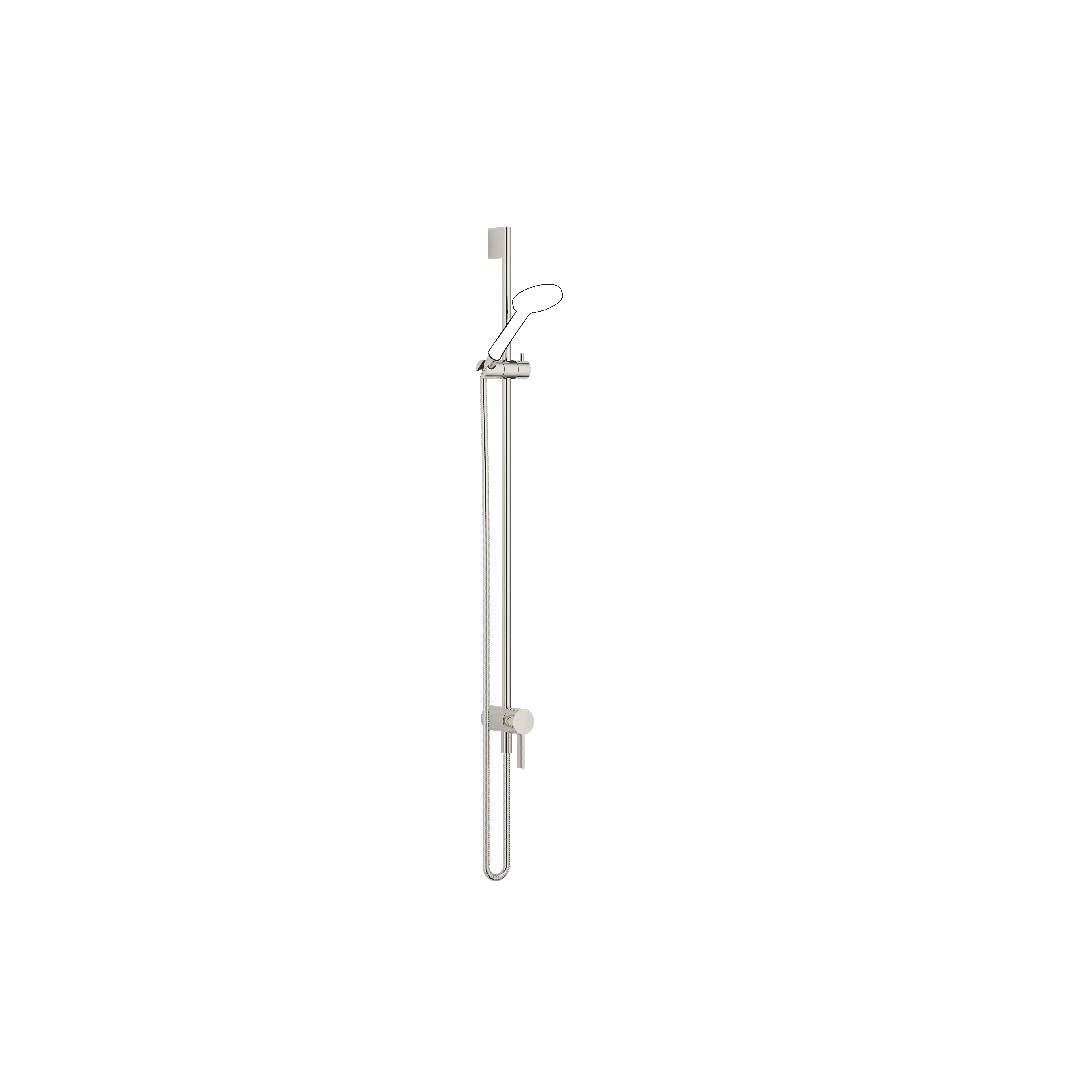 Stainless Steel Concealed Shower Wall Pipe, Connecting Rod Shower