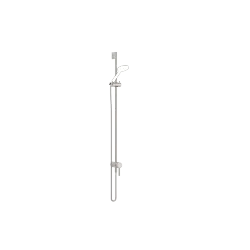 Concealed single-lever mixer with integrated shower connection with shower set without hand shower - Platinum - 36 111 970-08