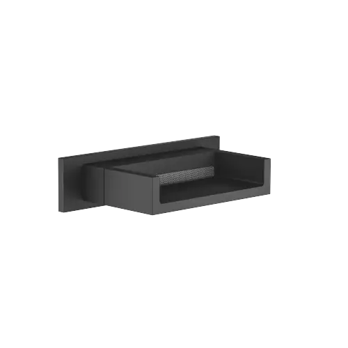 WATER FALL Cascade spout for wall mounting - Matte Black - 13 420 979-33