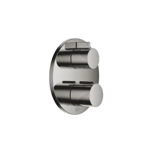 Concealed thermostat with one function volume control - Dark Chrome - 36 425 970-19