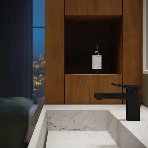 Premium design washbasin faucet striking