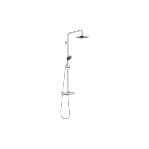 Showerpipe Application - Brushed Chrome - Set containing 2 articles